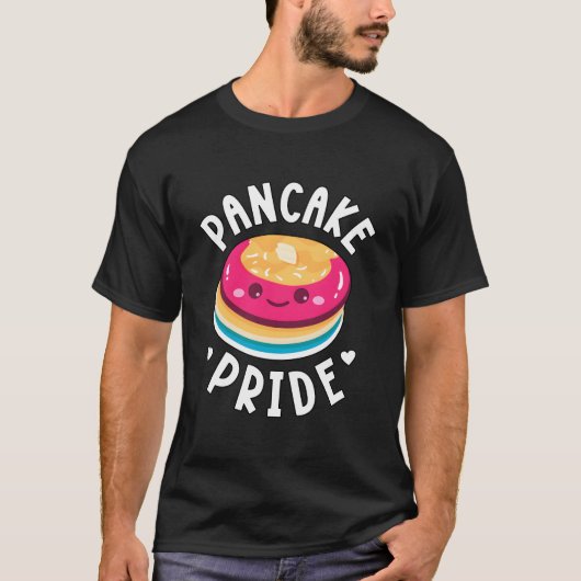 Pancake Pride Lgbtq Pan Panual Awareness T-shirt (Voorkant)