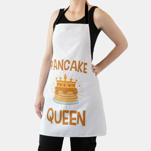 Pancake Queen, zaterdagochtend in Pancakes Schort (Insitu)