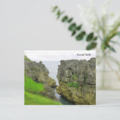 Pancake Rocks, Nieuw-Zeeland Zuid-eiland Feestdagenkaart (Staand voorkant)