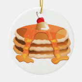 Pancake Stack Keramisch Ornament (Voorkant)