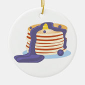 Pancake Stack Keramisch Ornament (Voorkant)