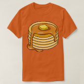 Pancake Stack met mantel. T-shirt (Design voorkant)