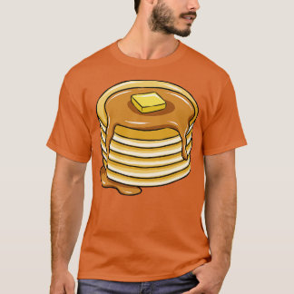 Pancake Stack met mantel. T-shirt