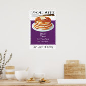 Pancake Supper - Fat Tues - Shrove Tues Poster (Keuken)