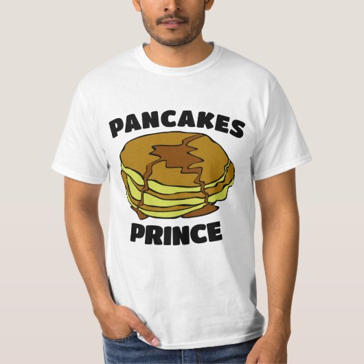 PANCAKERT PRINCE DAD MANNEN T-Shirts (Voorkant)