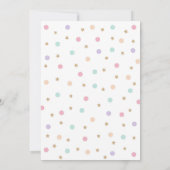 Pancakes and Pajamas Birthday Invitation Kaart (Achterkant)