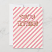 Pancakes and Pajamas Birthday Party Invitations Kaart (Achterkant)