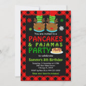 Pancakes and Pajamas Birthday Reindeer Red Pset I Kaart (Voorkant)