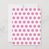 Pancakes and Pajamas Polka Dots Birthday Party Kaart (Achterkant)