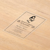 Pancakes and Panties Lingerie Bridal Shower  Acryl Uitnodigingen (Laagn)