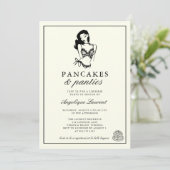 Pancakes and Panties Lingerie Bridal Shower  Kaart (Staand voorkant)