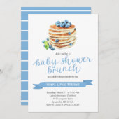 Pancakes Baby shower Brunch Uitnodiging (Voorkant / Achterkant)