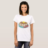 Pancakes Bacon T-shirt (Voorkant volledig)