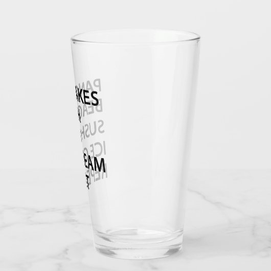 Pancakes Beach Sushi Ice Cream Repeat Glas (Links)