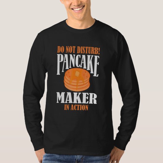Pancakes Brunch Breakfast Pancake Maker T-shirt (Voorkant)