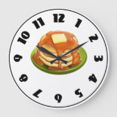 Pancakes Clock Grote Klok (Voorkant)