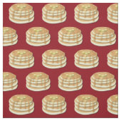 Pancakes Cute Breakfast Kinderen Stof (Swatch)