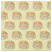 Pancakes Cute Breakfast Kinderen Stof (Swatch)
