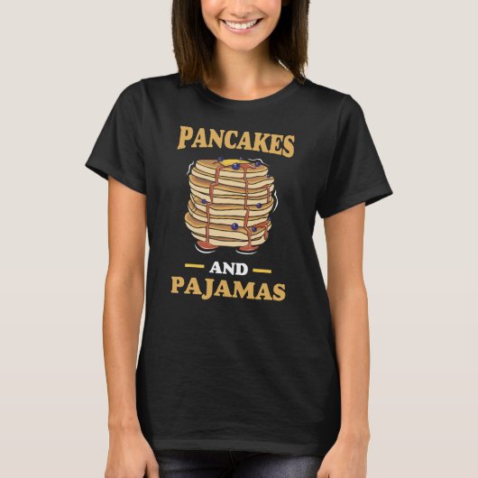 Pancakes en pyjama's Foodies Sweet Dish Crown T-shirt (Voorkant)