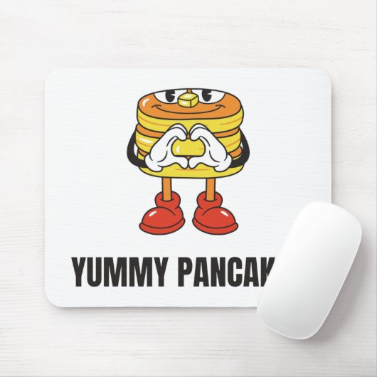 Pancakes Food Kawaii Muismat (Met muis)