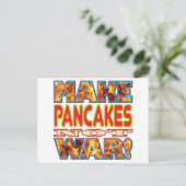 Pancakes Make X Briefkaart (Staand voorkant)