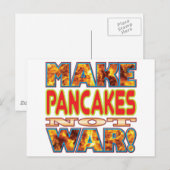 Pancakes Make X Briefkaart (Voorkant / Achterkant)