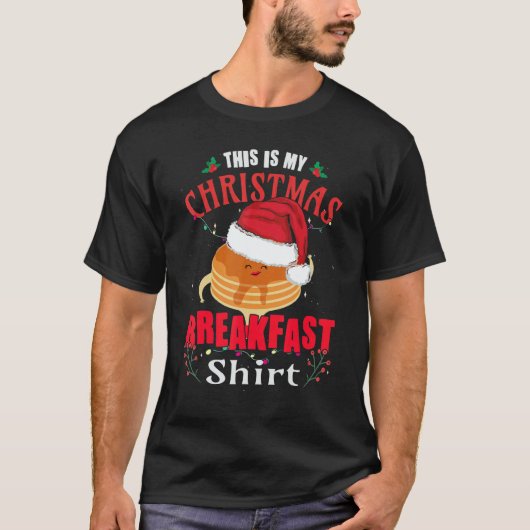 Pancakes maker   Christmas Breakfast Pancake T-shirt (Voorkant)