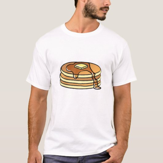 Pancakes - Mannen T shirt (Voorkant)