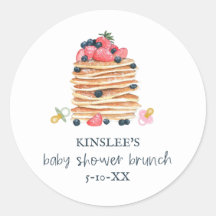 Pancakes & Pacifiers Baby shower Brunch