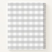 Pancakes & Pacifiers Gray Baby Shower Guest Book Notitieboek (Achterkant)