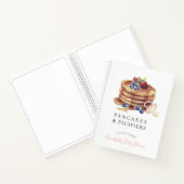 Pancakes & Pacifiers Pink Baby Shower Guest Book Notitieboek (Binnen)