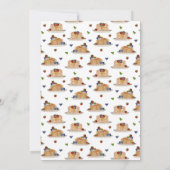 Pancakes Pajamas PJ's Girl Kids Birthday Party Kaart (Achterkant)