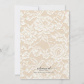 Pancakes & Panties Lingerie Shower nodigt 5x7 uit Kaart (Achterkant)