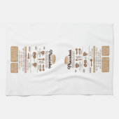 Pancakes Recipe Kitchen Towel Theedoek (Horizontaal)