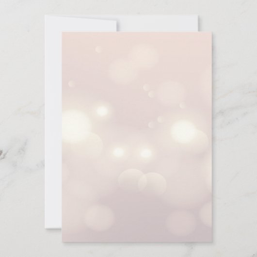 Pancakes Roos Gold Drives Bokeh Retirement Kaart (Achterkant)