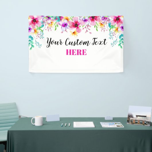 Pancarta Floral Spandoek (Beurs)