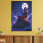 Pancer Jagat (Center of the Universe/World) Canvas Afdruk (Insitu (Woonkamer))