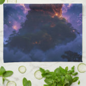 Pancer Jagat (Middelpunt van het Universum/ Wereld Theedoek (Gevouwen)