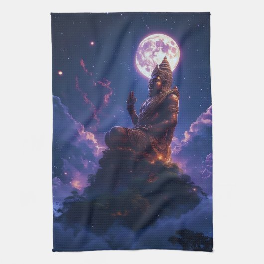 Pancer Jagat (Middelpunt van het Universum/ Wereld Theedoek (Verticaal)