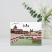 Panch Mahal Fatehpur Sikri Uttar Pradesh India Briefkaart (Staand voorkant)