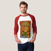 Panchamukha Hanuman T-shirt (Voorkant volledig)