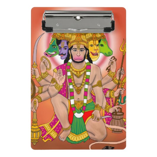  Panchmukhi Hanuman  Mini Klembord (Voorkant)