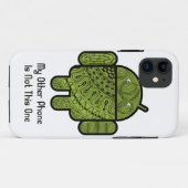 Pancho Doodle Character voor de Android™-robot Case-Mate iPhone Case (Achterkant (horizontaal))