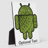 Pancho Doodle Character voor de Android™-robot Fotoplaat (Zijkant)