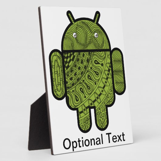 Pancho Doodle Character voor de Android™-robot Fotoplaat (Zijkant)