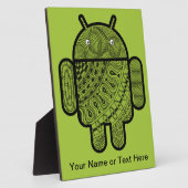 Pancho Doodle Character voor de Android™-robot Fotoplaat (Zijkant)