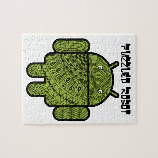 Pancho Doodle Character voor de Android™-robot Legpuzzel (Horizontaal)