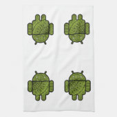 Pancho Doodle Character voor de Android™-robot Theedoek (Verticaal)