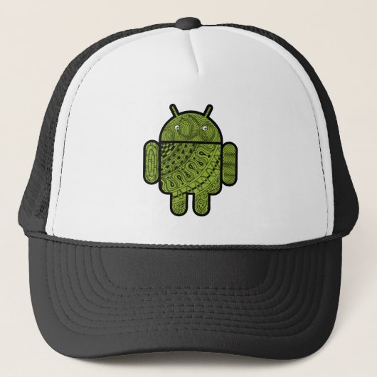 Pancho Doodle Character voor de Android™-robot Trucker Pet (Voorkant)