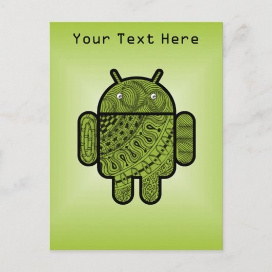 Pancho Doodle voor Android™ Briefkaart (Voorkant)